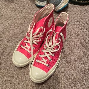 Hot Pink “My Story” High Top Converse